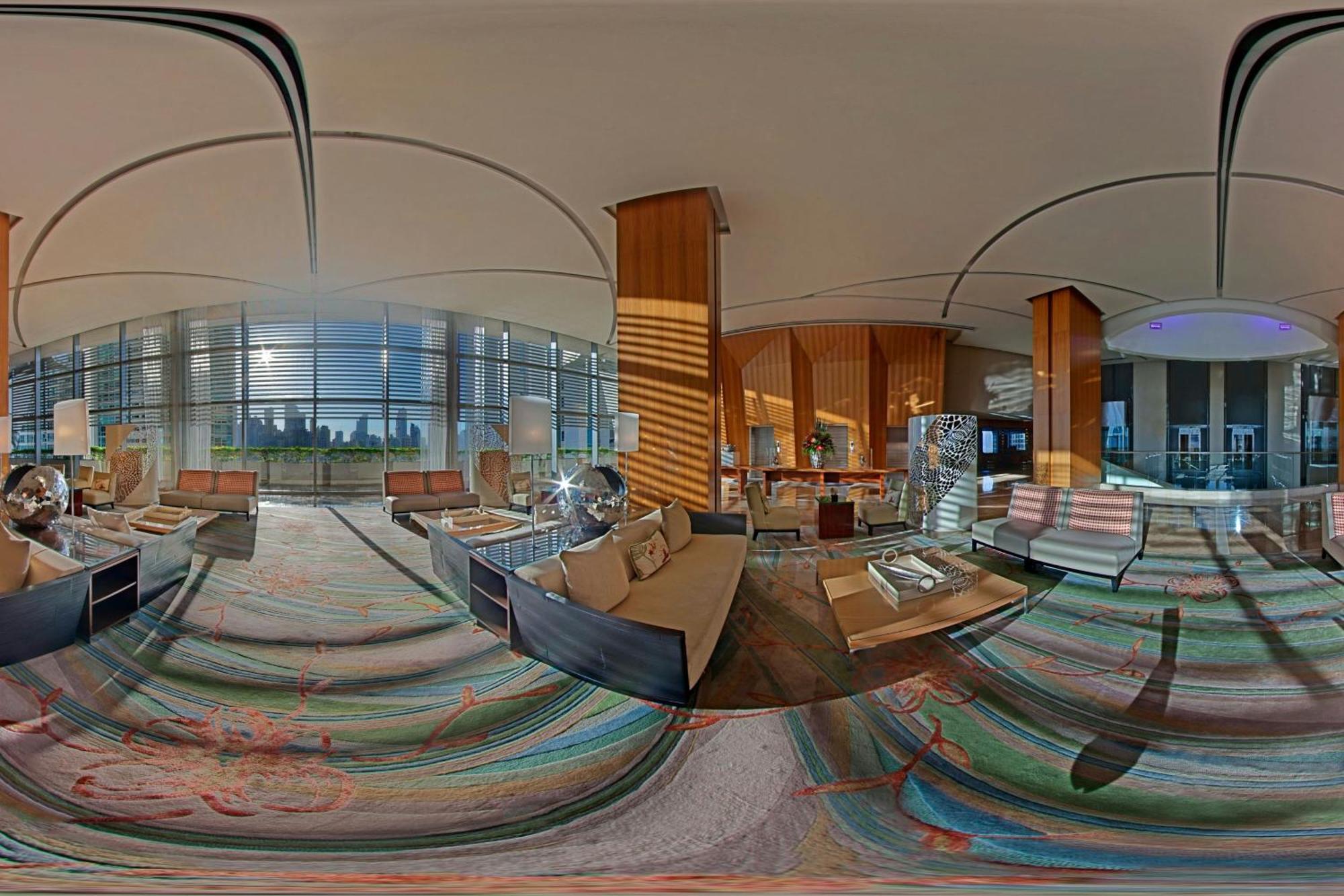 Hotel Jw Marriott Panama Exteriér fotografie 360° panorama of the lobby of the hotel