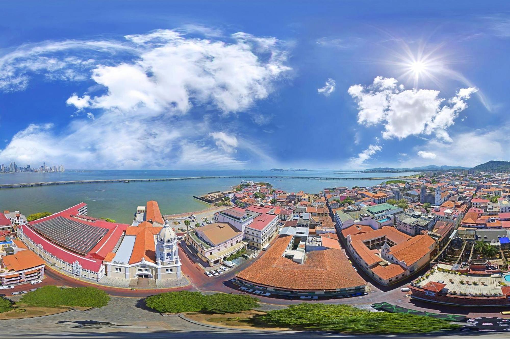 Hotel Jw Marriott Panama Exteriér fotografie Aerial view of the town